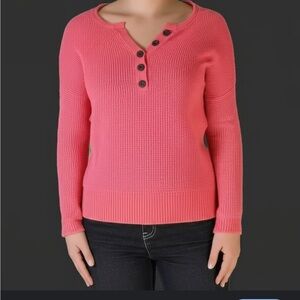 American Eagle Outfitters Women's Coral Sweater